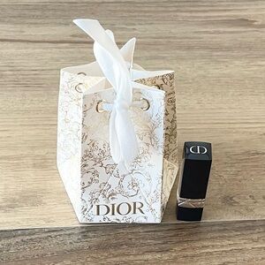 Brand New! Dior Limited Edition Rouge Lipstick 999 Mini Deluxe.